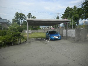 カーポート解体　移設　折板カーポート　100ｃｍ　坂井市