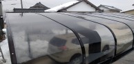 大雪によるカーポート屋根修繕工事