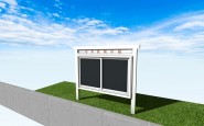 アルミ仕様の掲示板