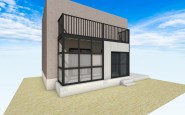 バルコニー柱沈下対策案