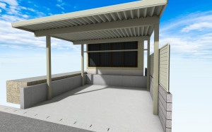 スクリーンを使用した視線対策