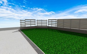 フェンス1200+建築ブロック400