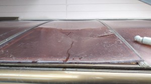 ポリカパネル修繕工事