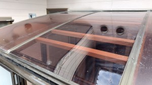 ポリカパネル修繕工事