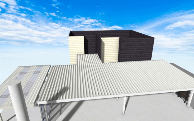 玄関前カーポートリフォーム（案）