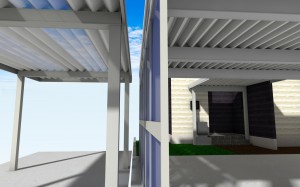 玄関前カーポートリフォーム（案）