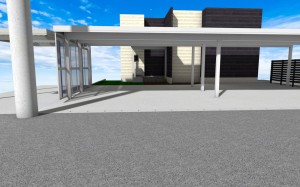 玄関前カーポートリフォーム（案）