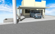 カーポートと駐輪場