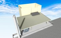 カーポートと駐輪場